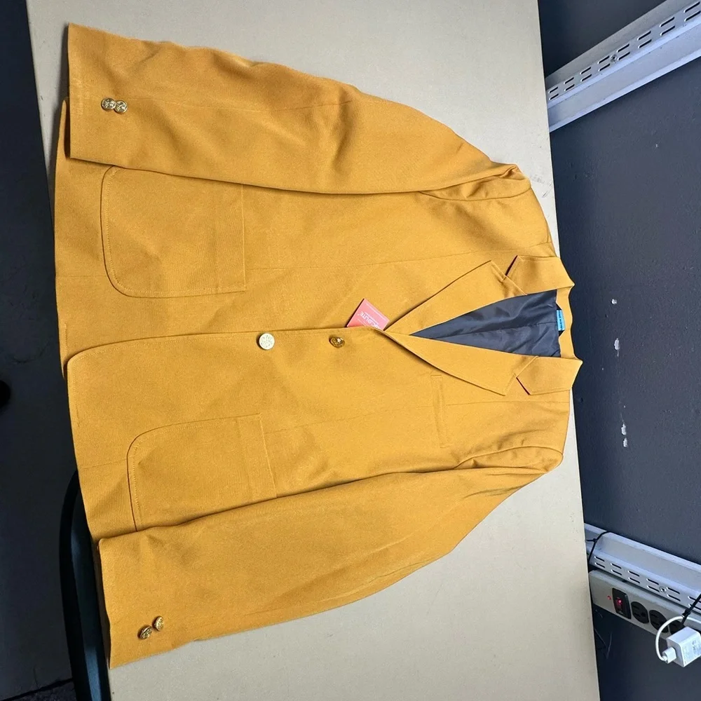 Men's Mustard Yellow Blazer - Picture 1 of 4